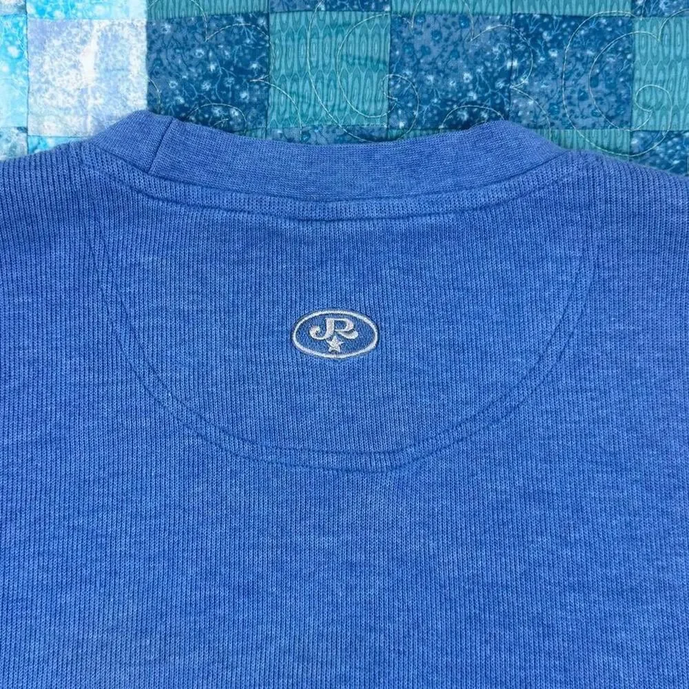 Vintage Joey Rodolfo Periwinkle Baby Blue Oversized Pullover Crewneck Sweater
